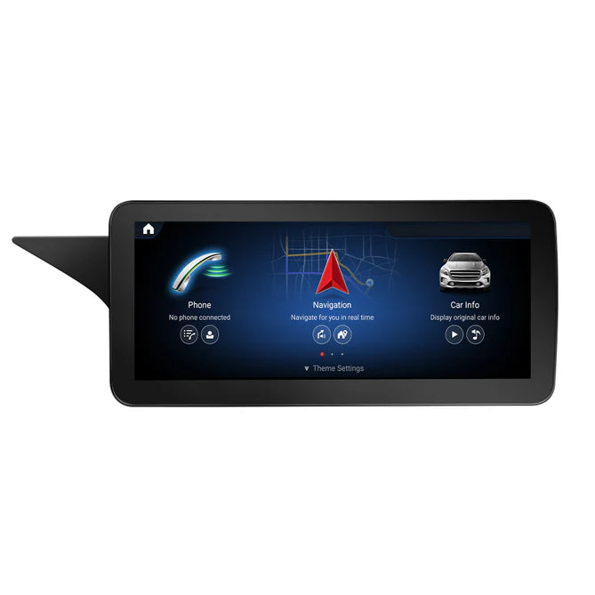 10.25" Android touchskærm Mercedes E-klasse W212, med Apple Carplay & Android Auto
