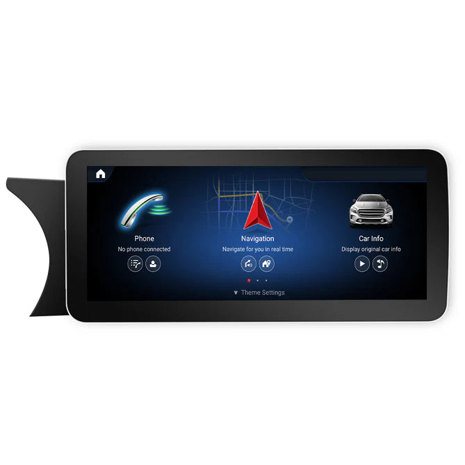 10,25" Android touchskærm Mercedes C-klasse W204, med Apple Carplay & Android Auto