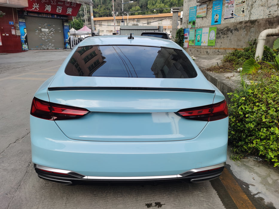 Bag Spoiler til Audi A5 F5 sportsback blank sort