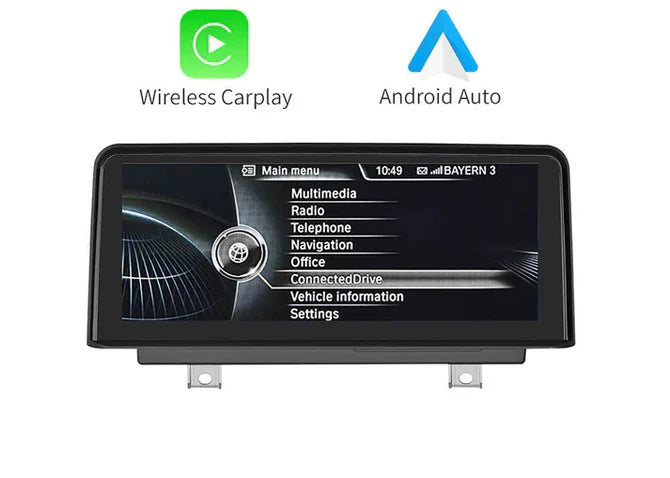 10.25'' Carplay/Android Auto Touchskærm til 3-Serie F30, med Apple Carplay & Android Auto