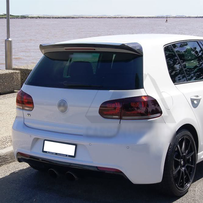 Bag spoiler til Volkswagen Golf 6 (GTI, R) blank sort