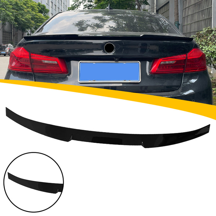 Dynamic spoiler til BMW 5-serie G30 i Blank Sort