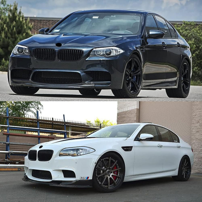 Nyrer sæt front gitter grill til BMW F10/F11 blank sort