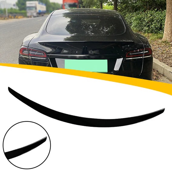 Bag spoiler til Tesla model S blank sort