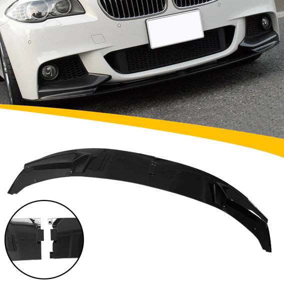 Frontsplitter til BMW 5-serie F10 M-tech blank sort