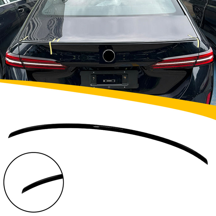 Bag spoiler til BMW 5-serie G60 G68 blank sort