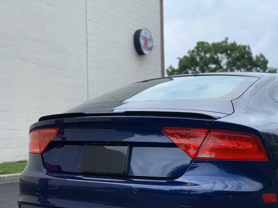 Bag Spoiler til Audi A7 4G 2010-2018 blank sort