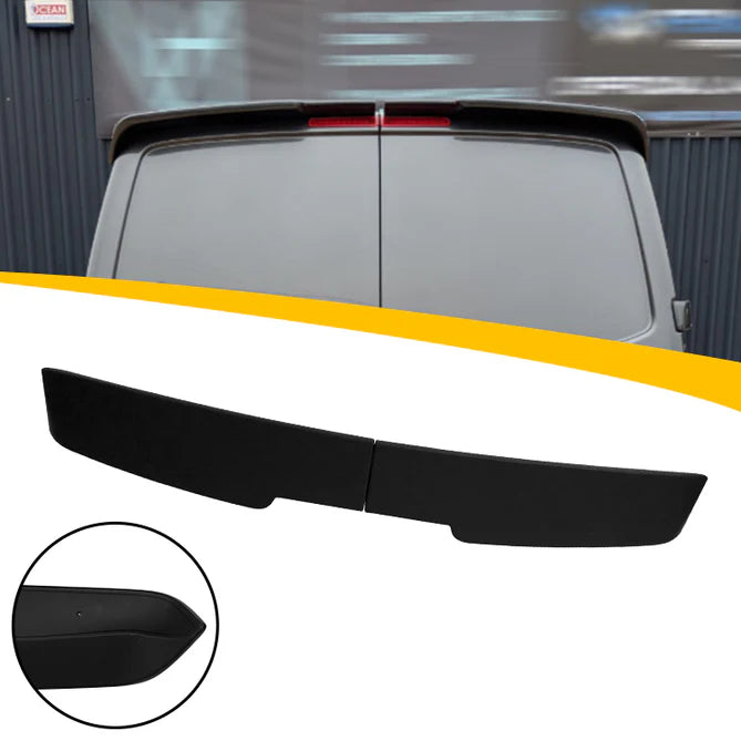 Bag spoiler til Volkswagen Transporter T6 blank sort