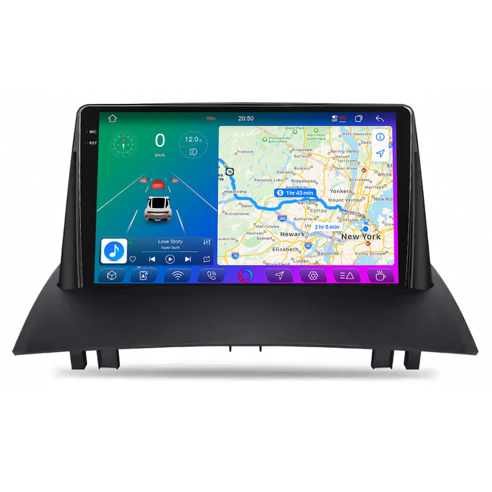 X-Series 9" Android Touchsystem til Renault Megane 2 (2002-2009) med Apple Carplay & Android Auto