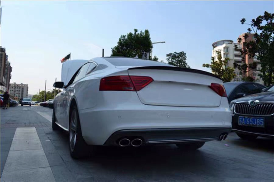 Bag spoiler til Audi A5 8T Sportback blank sort