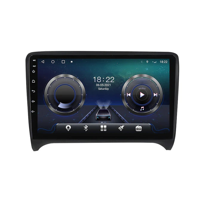 9'' Multimedia system til Audi TT (2006-2012), med Apple Carplay & Android Auto