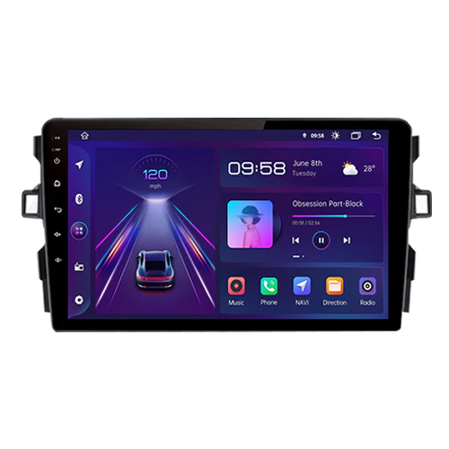 9'' Toyota Auris Android radio, med Apple Carplay & Android Auto