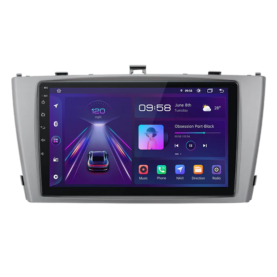 9'' Toyota Avensis Android Radio, med Apple Carplay & Android Auto