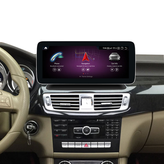 10.25" Android touchskærm Mercedes CLS-Klasse C218/X218, med Apple Carplay & Android Auto