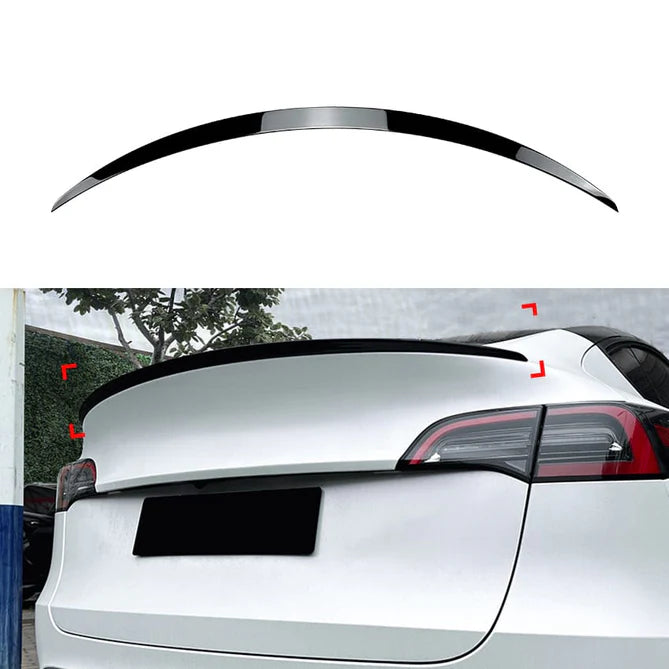 Bag spoiler til Tesla model Y blank sort