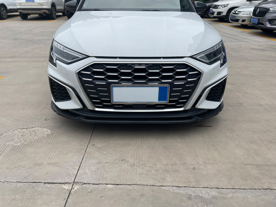 Frontsplitter til Audi A3 8Y blank sort