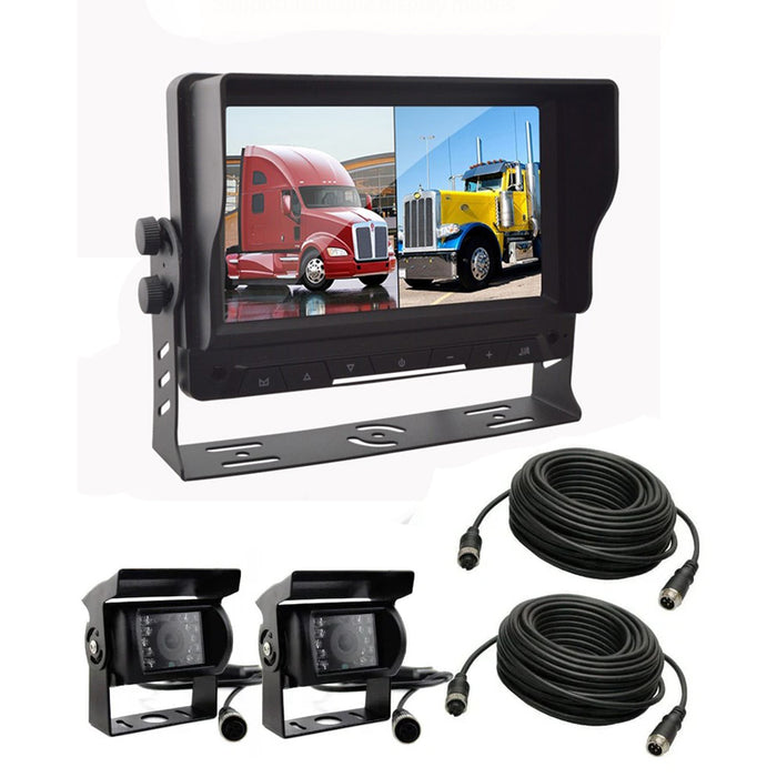 PRO HD Bakkamera KIT med 10'' Monitor + 2 HD Bakkamera