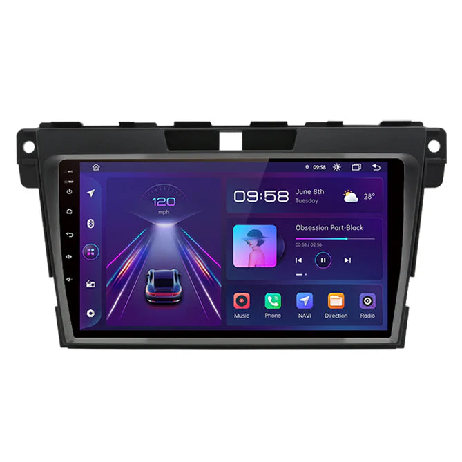 9'' Mazda CX-7 Android radio, med Apple Carplay & Android Auto