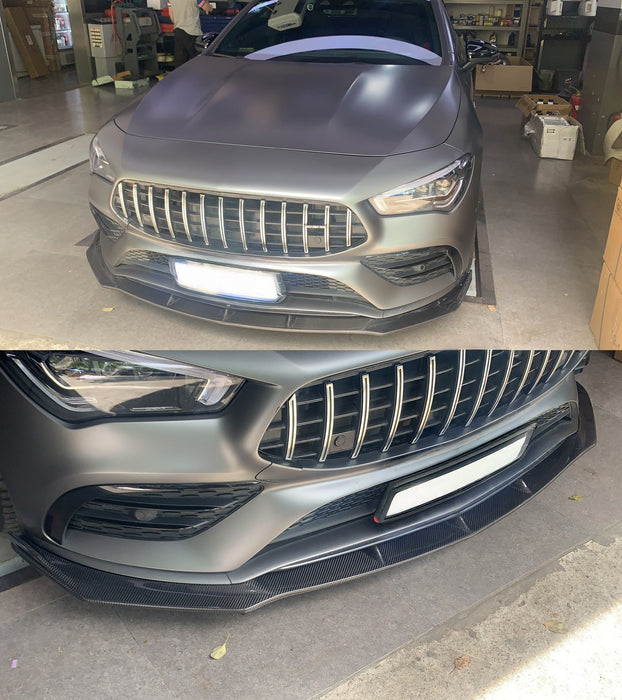 Frontsplitter til Mercedes-Benz CLA W118 blank sort