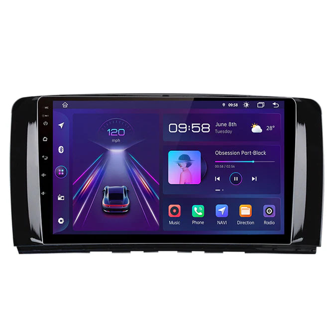 9'' Mercedes R-klasse W251 Android Radio, med Apple Carplay & Android Auto