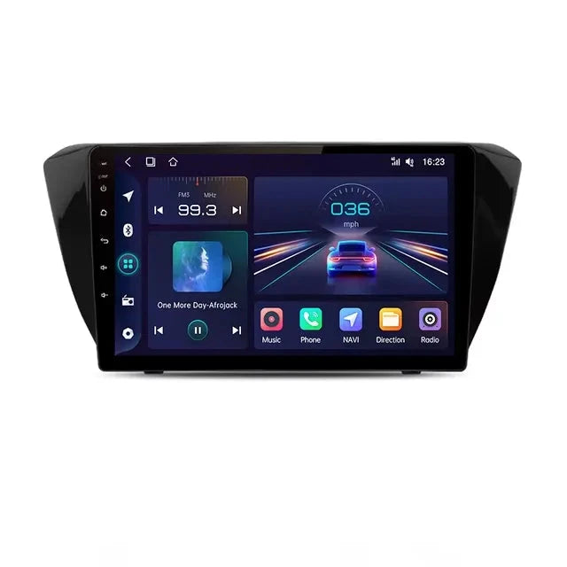 9'' Android multimedia touchsystem til Skoda Superb 3, med Apple Carplay & Android Auto