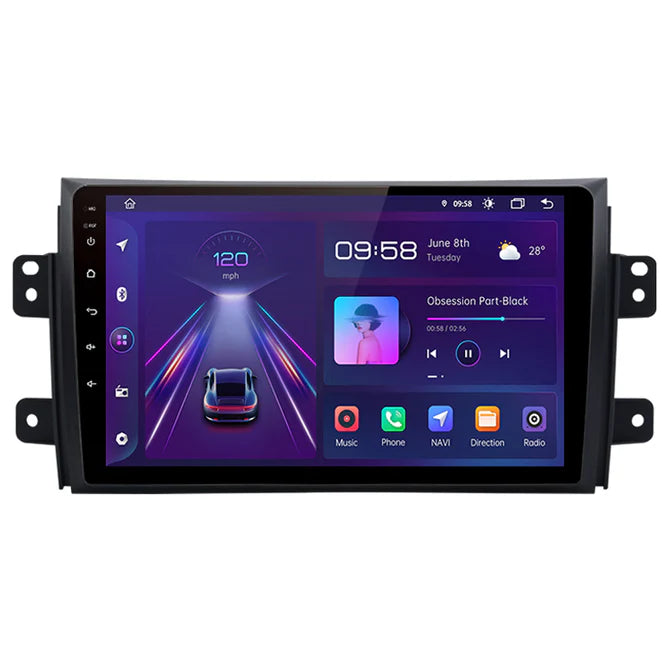 9'' Suzuki SX4 06-13 Android radio, med Apple Carplay & Android Auto