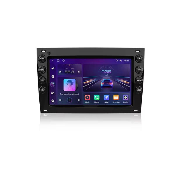 9'' Android multimedia touchsystem til Renault Megane 2, med Apple Carplay & Android Auto
