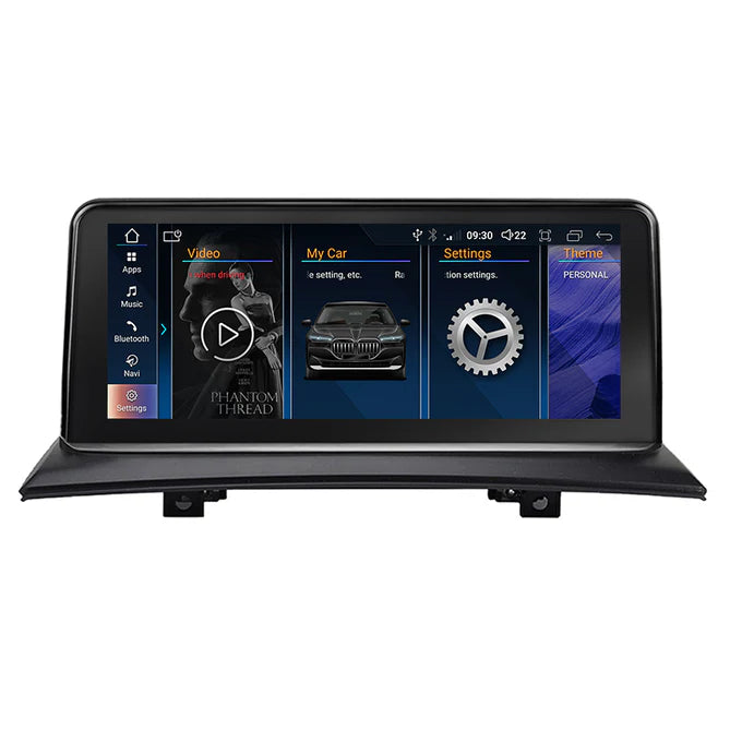 10.25'' X3 E83 Android Touchskærm, med Apple Carplay & Android Auto
