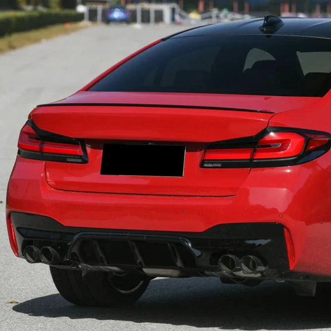Bag spoiler til BMW 5-serie G30 blank sort