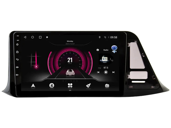9'' Toyota C-HR Android touchsystem, med Apple Carplay & Android Auto