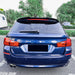 Dark blue BMW F11 wagon with black roof spoiler bagspoiler 2011-2017