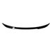 Black mid spoiler lip for BMW X3 G01 2021-2024, curved aerodynamic design