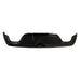 Glossy black BMW 5-series E60 M-Tech rear diffuser with dual exhaust outlets