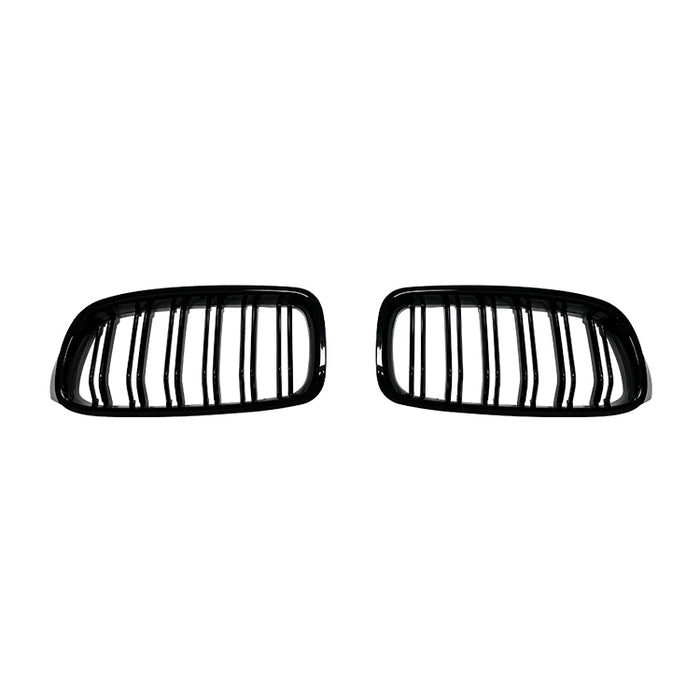 Frontgrill i blank sort med dobbeltgitter til BMW 3-Serie F30 / F31 (2012-2018)