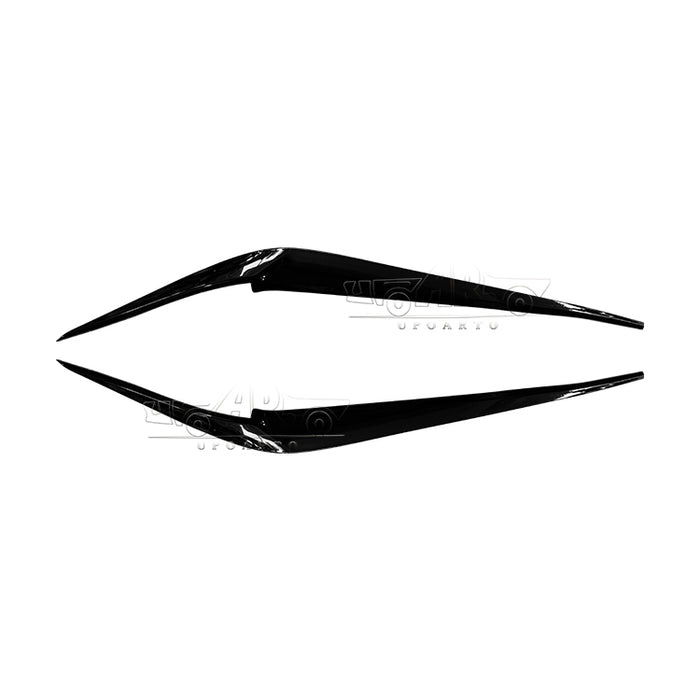 Black eyebrow headlight trim covers for BMW X3 G01 2018-2021 model