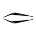 Black eyebrow headlight trim covers for BMW X3 G01 2018-2021 model