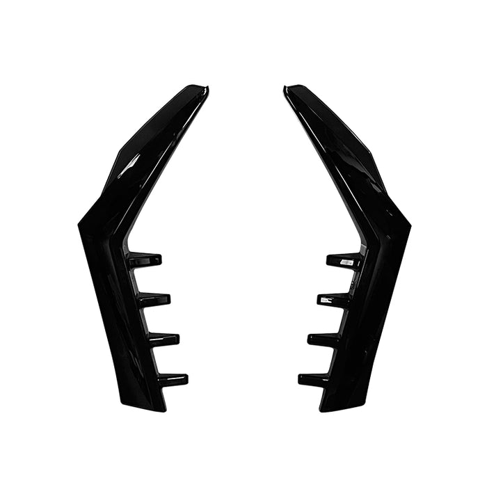 Side vinge (Blade Style) til VW Golf 8 (R-Line/GTI) blank sort