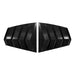 Black Bagrude lameller cover for BMW G60 G68 2024+ with vertical angular slat design
