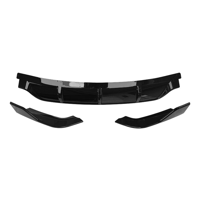 Black BMW X5 F15 M-Package diffuser and side splitters for 2014-2018 models, glossy finish