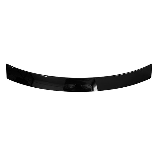 Black glossy roof spoiler for Mercedes C-class W204 with curved aerodynamic design