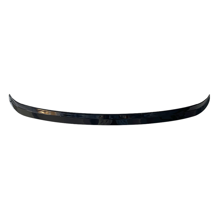 Blank black rear spoiler for Audi Q5 8R with curved aerodynamic design