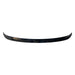 Blank black rear spoiler for Audi Q5 8R with curved aerodynamic design