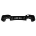 Glossy black rear bumper diffuser for BMW 1-Series F20 F21 M-package with multi-fin design