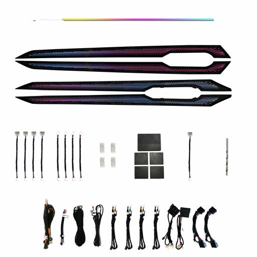 Ambient Lys Pakke Volkswagen Golf 8 2021-2025 RGB light strips installation kit and connectors