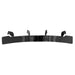 Black blade diffuser for BMW 3-series G20 M-Package 2020-2022 with vertical aerodynamic fins
