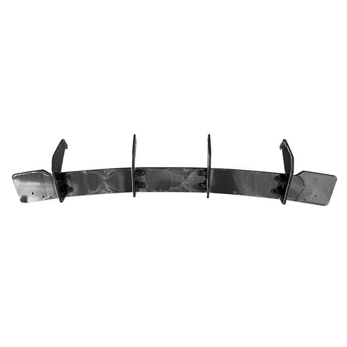 Matte black blade diffuser for BMW 3-series G20 M-Package with vertical fins and mounting hardware