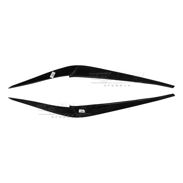 Black glossy eyebrow trims for BMW X3 G01 2018-2021