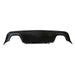 Glossy black BMW 5-series E60 M-Tech diffuser with dual exhaust outlet installed