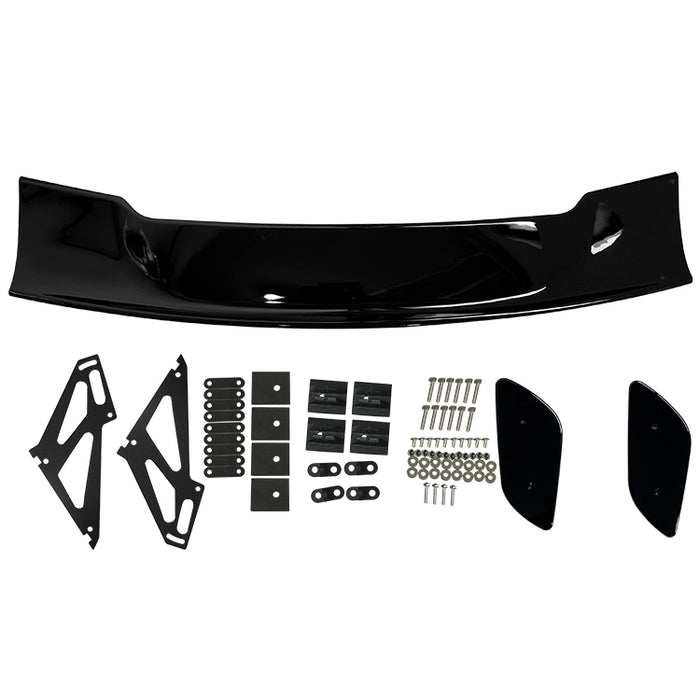 Bag spoiler til Sedan/Coupe blank sort (Universal)