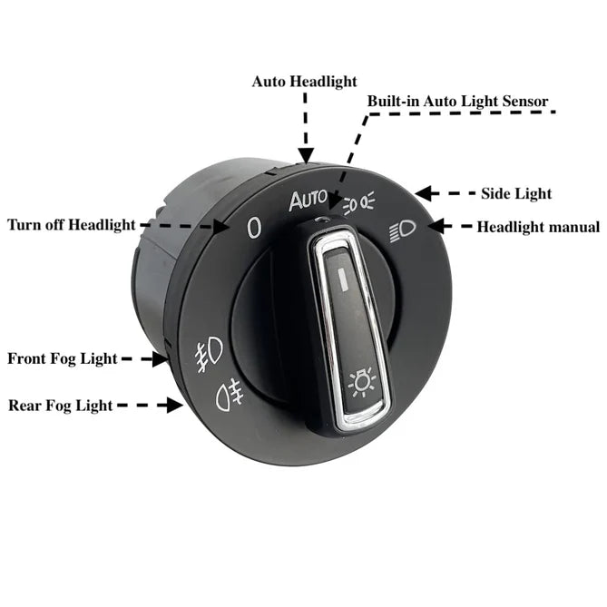 Volkswagen Automatisk lys kontakt med indbygget sensor